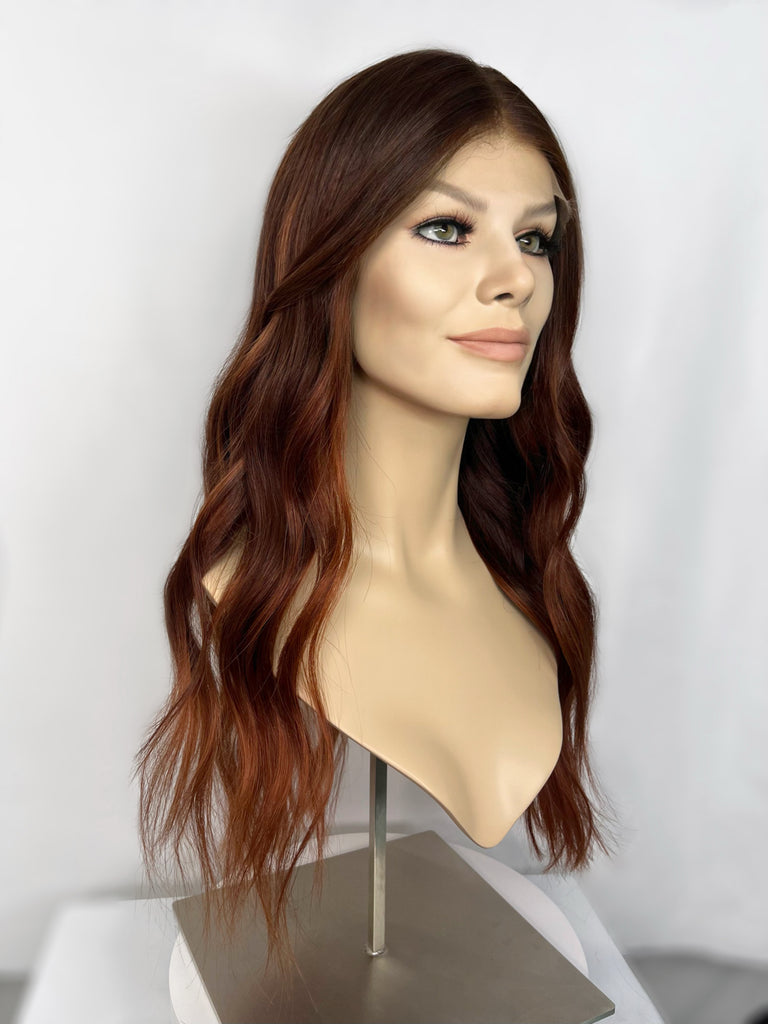Blake Glueless Lace Top Wig, size Medium, 25" length - Silk or Lace