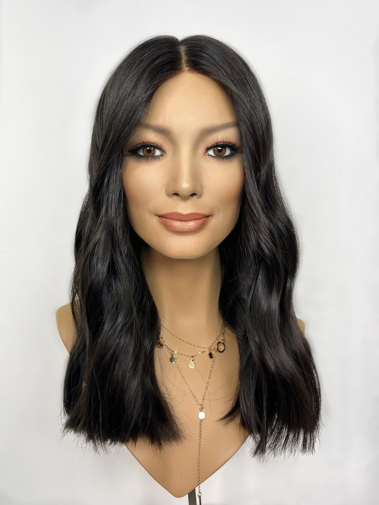 Highline Lace Top Wig, "Natural Soft Black" (R1697) - Silk or Lace