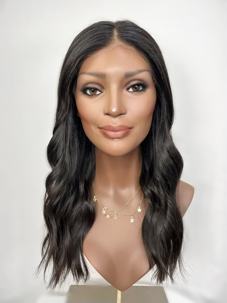 Stacked Hair Lace Top Wig, "Brooke" (R1730) - Silk or Lace