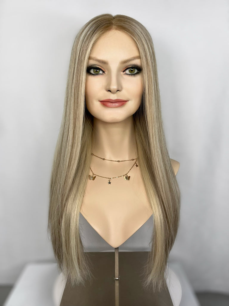 Ethereal Lace Top Premium Wig, "Bianca" (R1734) - Silk or Lace