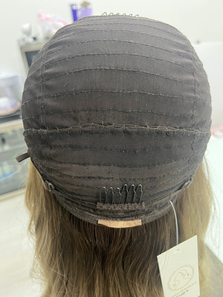 lace top human hair wig - blonde human hair wig - lace top wigs for women - breathable human hair wigs - affordable natural hair wigs - full coverage human hair wigs