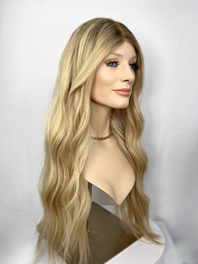 Hair Mama Euro Illusion Lace Top Wig, "Kai" (R1750) - Silk or Lace