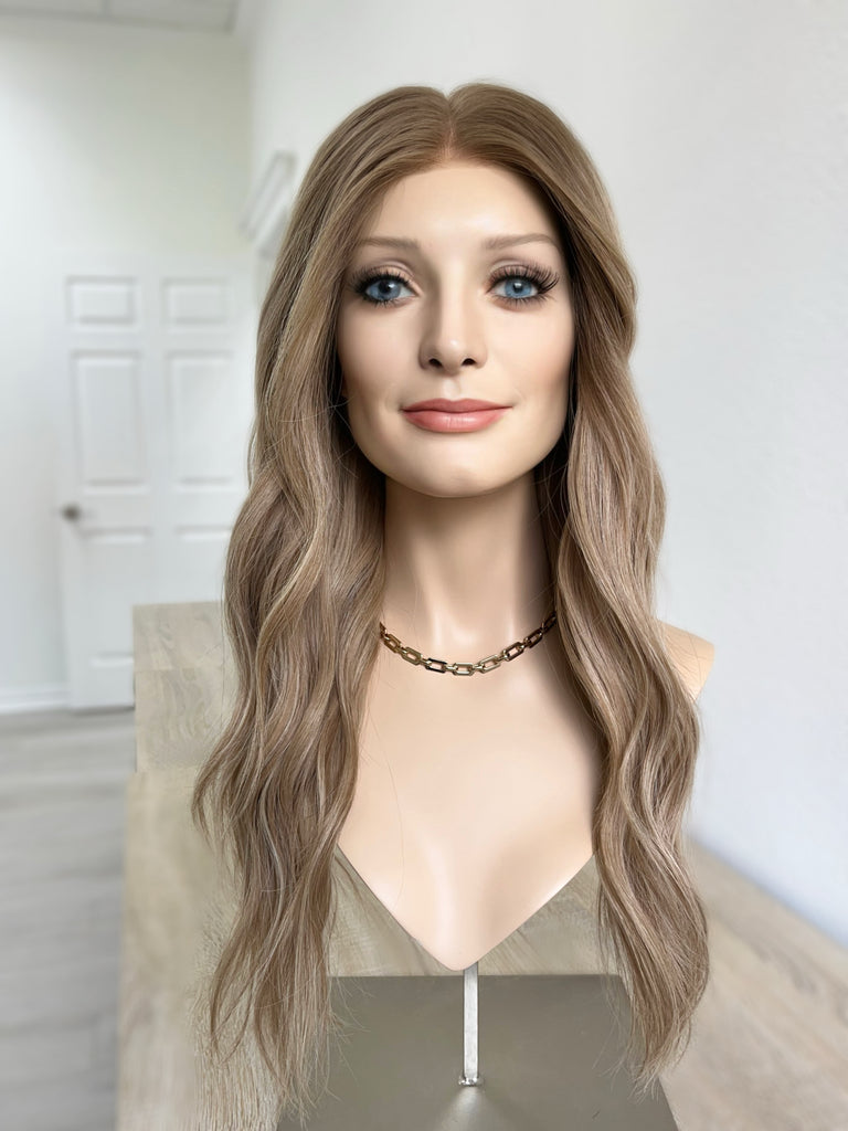  lace top human hair wig - blonde human hair wig - lace top wigs for women - breathable human hair wigs - affordable natural hair wigs - full coverage human hair wigs