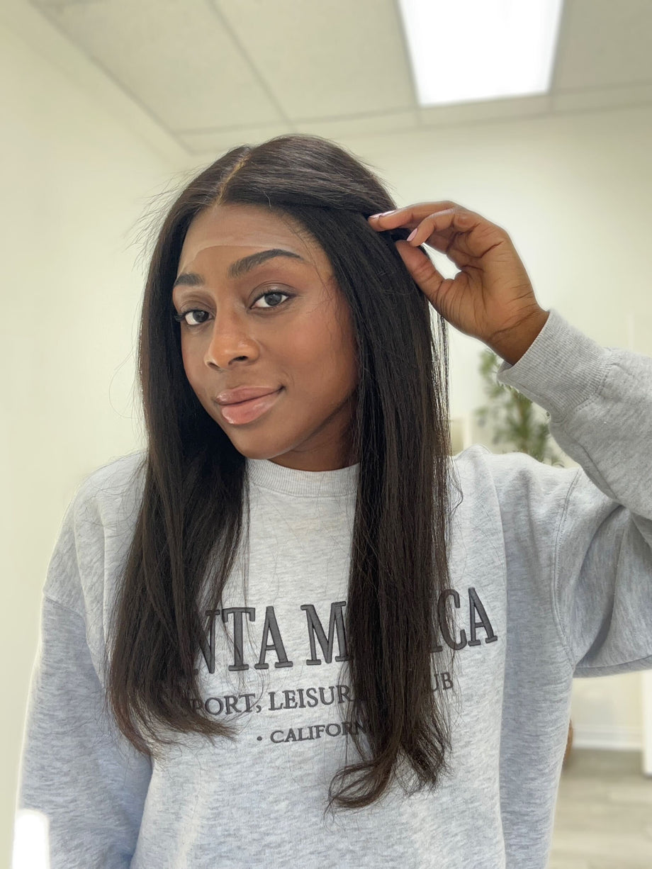 【YOURNUS】Lexia Loose Hair Knit Halsey (Curly) Glueless 2.0 Lace Top Wig, 22