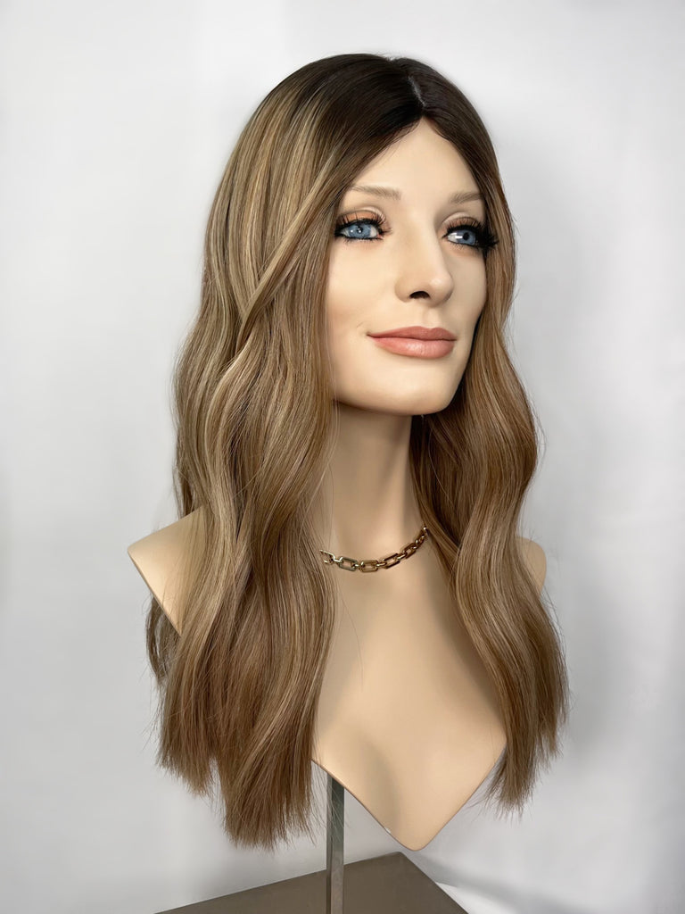 human hair toppers for women - madison wigs - silk or lace hair topper - gently used hair topper - silk top topper - madison wigs - hair topper hairstyles - used toppers for sale