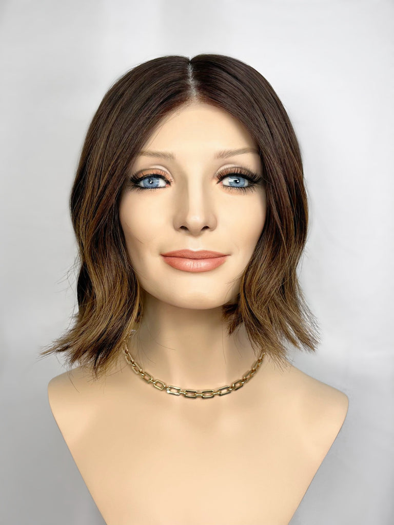 silk top lace front wig - milano wigs - brunette lace front wig - lightly worn wig - preloved wig - wigs for women - affordable natural hair wigs - buy used wigs