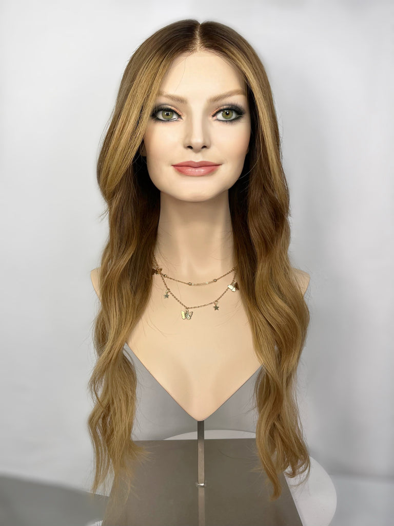 lace top human hair wig - baldy lox boutique wigs - brunette human hair wig - lace top wigs for women - breathable human hair wigs - affordable natural hair wigs - full coverage human hair wigs
