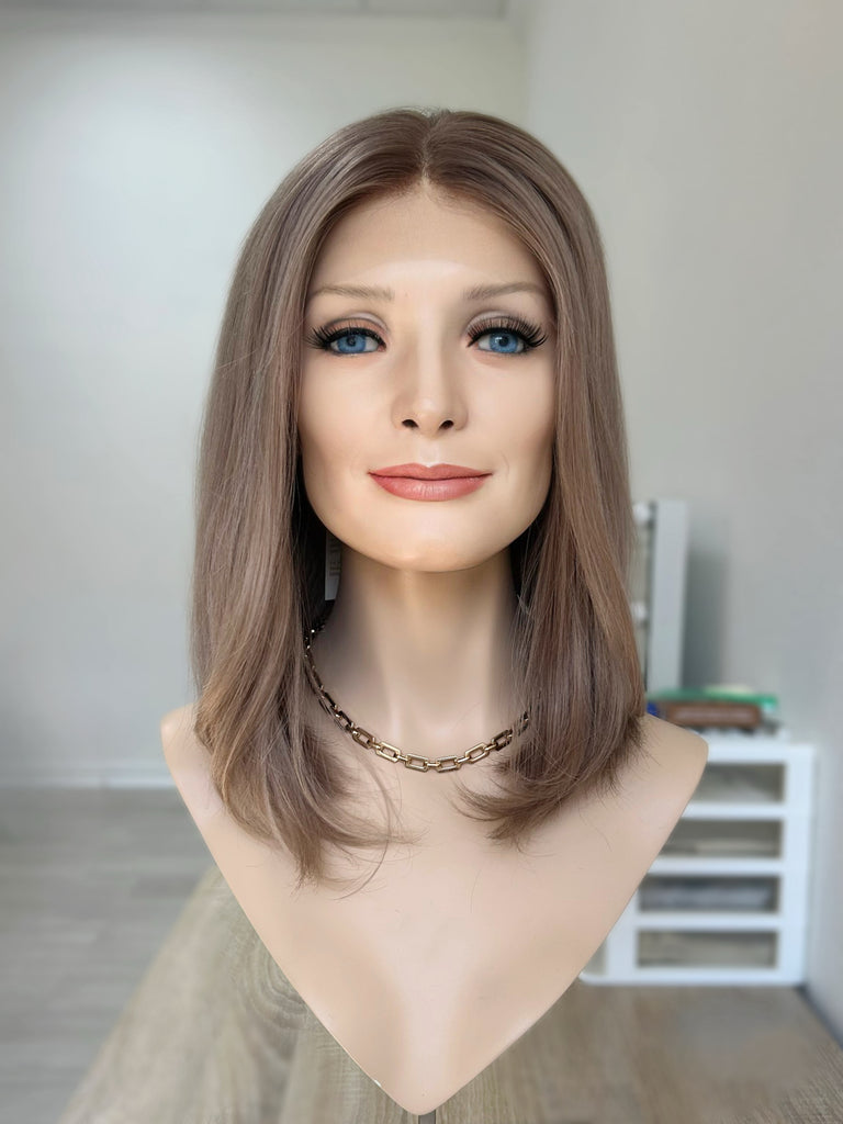 lace top human hair wig - blonde human hair wig - lace top wigs for women - breathable human hair wigs - affordable natural hair wigs - full coverage human hair wigs
