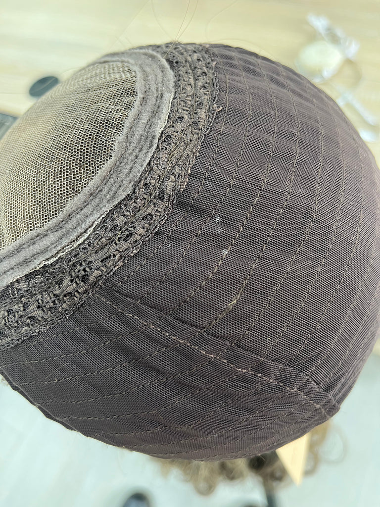 lace top human hair wig - brunette human hair wig - lace top wigs for women - breathable human hair wigs - affordable natural hair wigs - full coverage human hair wigs