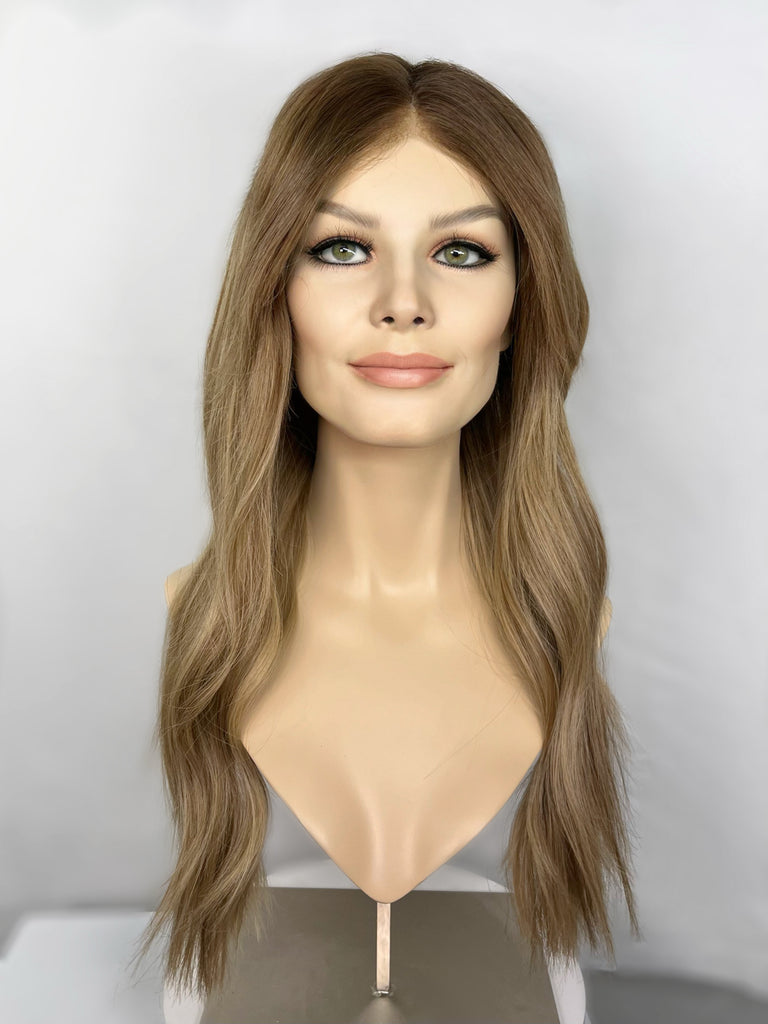 Hair Mama Silk Illusion Lace Top Wig, "Kim" (R1659) - Silk or Lace
