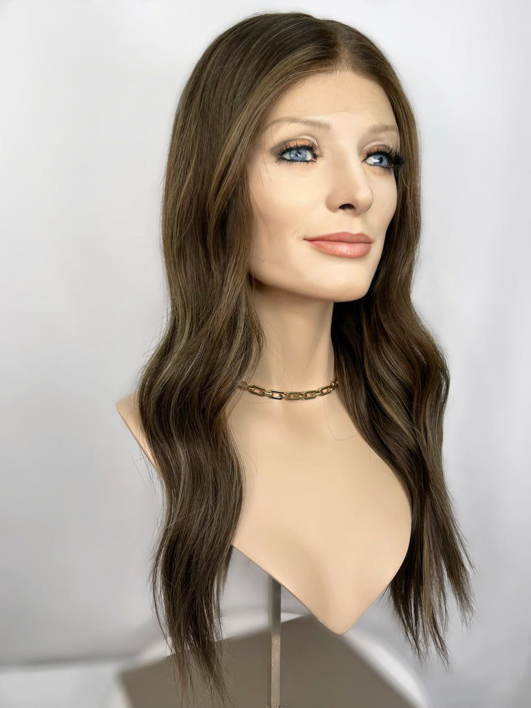 Hair Mama Silk Illusion Lace Top Wig, "Amara" (R1662) - Silk or Lace