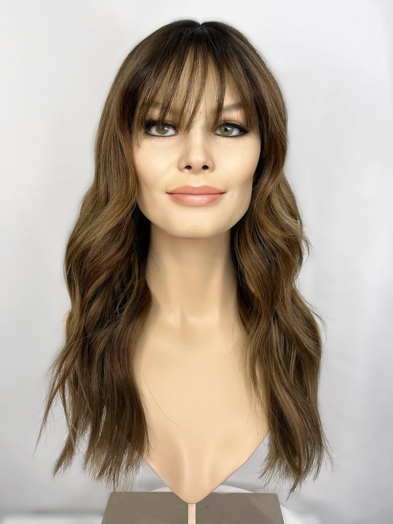 Lusta Silk Top Wig, "Custom Brunette" (R1682) - Silk or Lace