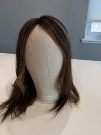 Highline Wigs Silk Top Topper - Darker Elaine Brunette - D709