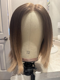 Goldylost Lace Top Fully Hand Tied Wig - Zelda Brunette Ombre - D637