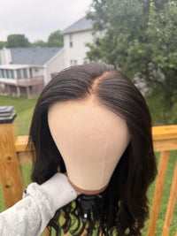 Hair Envy New York Lace Top Wig - Natural Black - D667