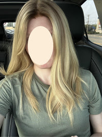 Mckenna Wigs Silk Top, Lace Front Wig - Bree Honey Blonde - D669