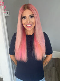 Stacked Hair Lace Top Wig - Sunset Custom Color - D711