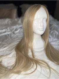 Hair Queen Lace Top Wig "Platinum Blonde" (D617)