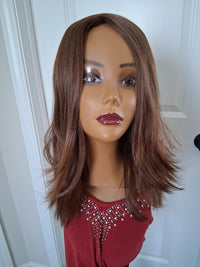 Russian Hair Collection Silk Top Wig - Auburn Brown - D627