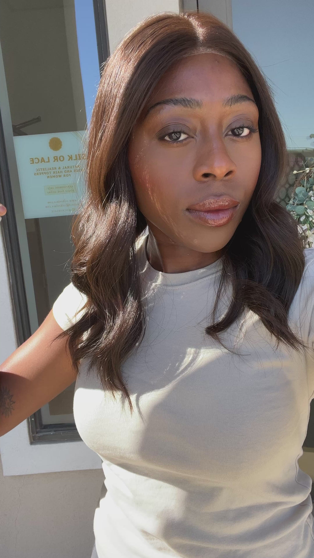 lace top human hair wig - brunette human hair wig - lace top wigs for women - breathable human hair wigs - affordable natural hair wigs - full coverage human hair wigs
