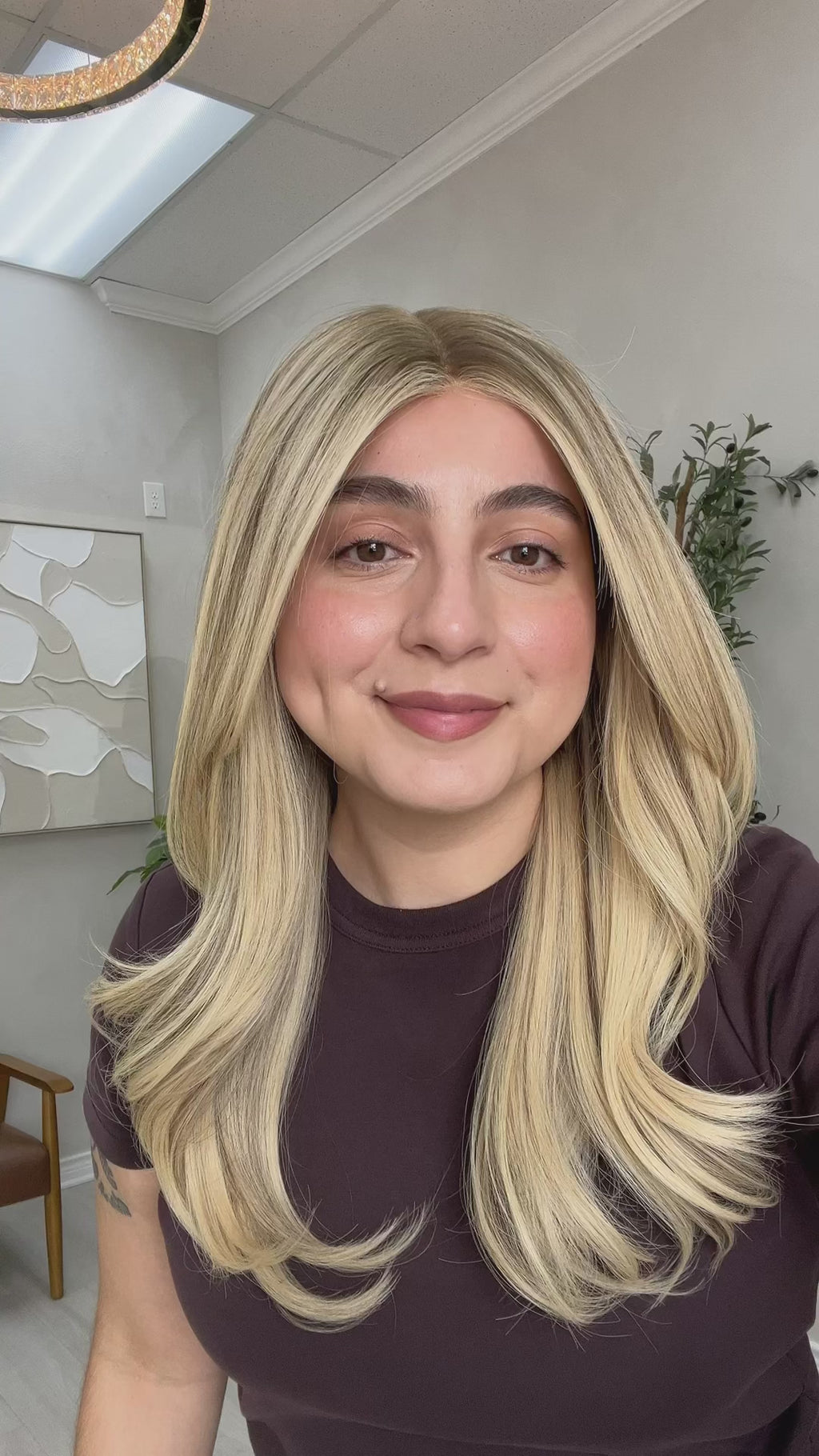 silk top lace front wig - lace front wig - lightly worn wig - preloved wig - wigs for women - affordable natural hair wigs - buy used wigs