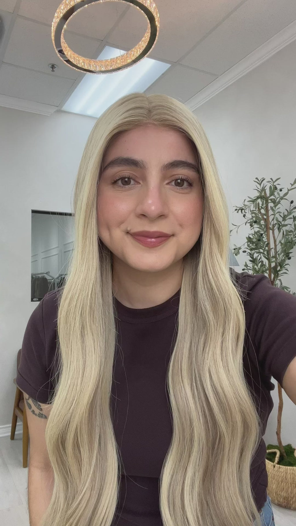 silk top lace front wig - lace front wig - lightly worn wig - preloved wig - wigs for women - affordable natural hair wigs - buy used wigs 