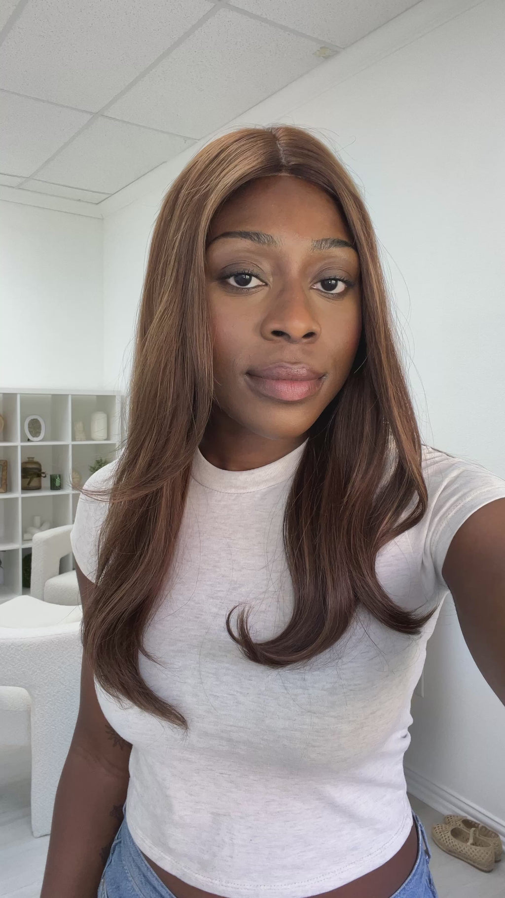 silk top lace front wig - lace front wig - lightly worn wig - preloved wig - wigs for women - affordable natural hair wigs - buy used wigs 
