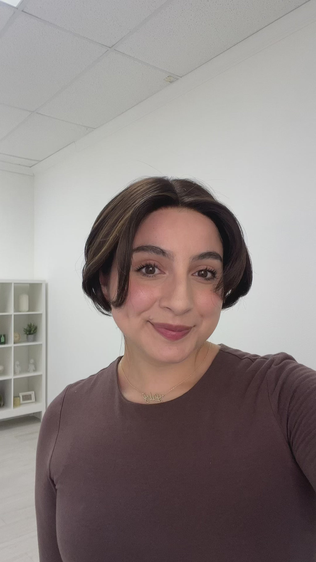 lace top human hair wig - brunette human hair wig - lace top wigs for women - breathable human hair wigs - affordable natural hair wigs - full coverage human hair wigs
