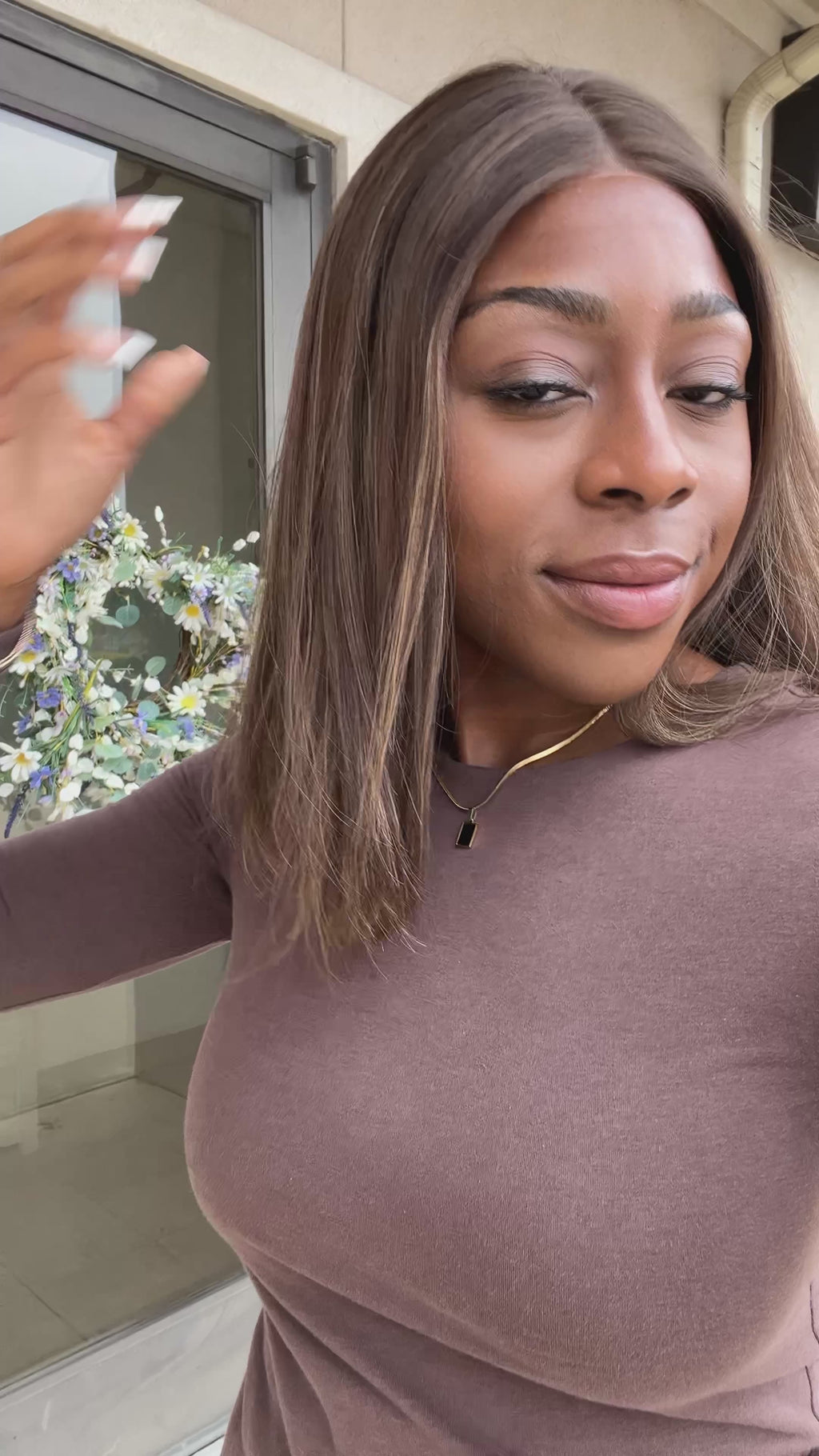 lace top human hair wig - brunette human hair wig - lace top wigs for women - breathable human hair wigs - affordable natural hair wigs - full coverage human hair wigs
