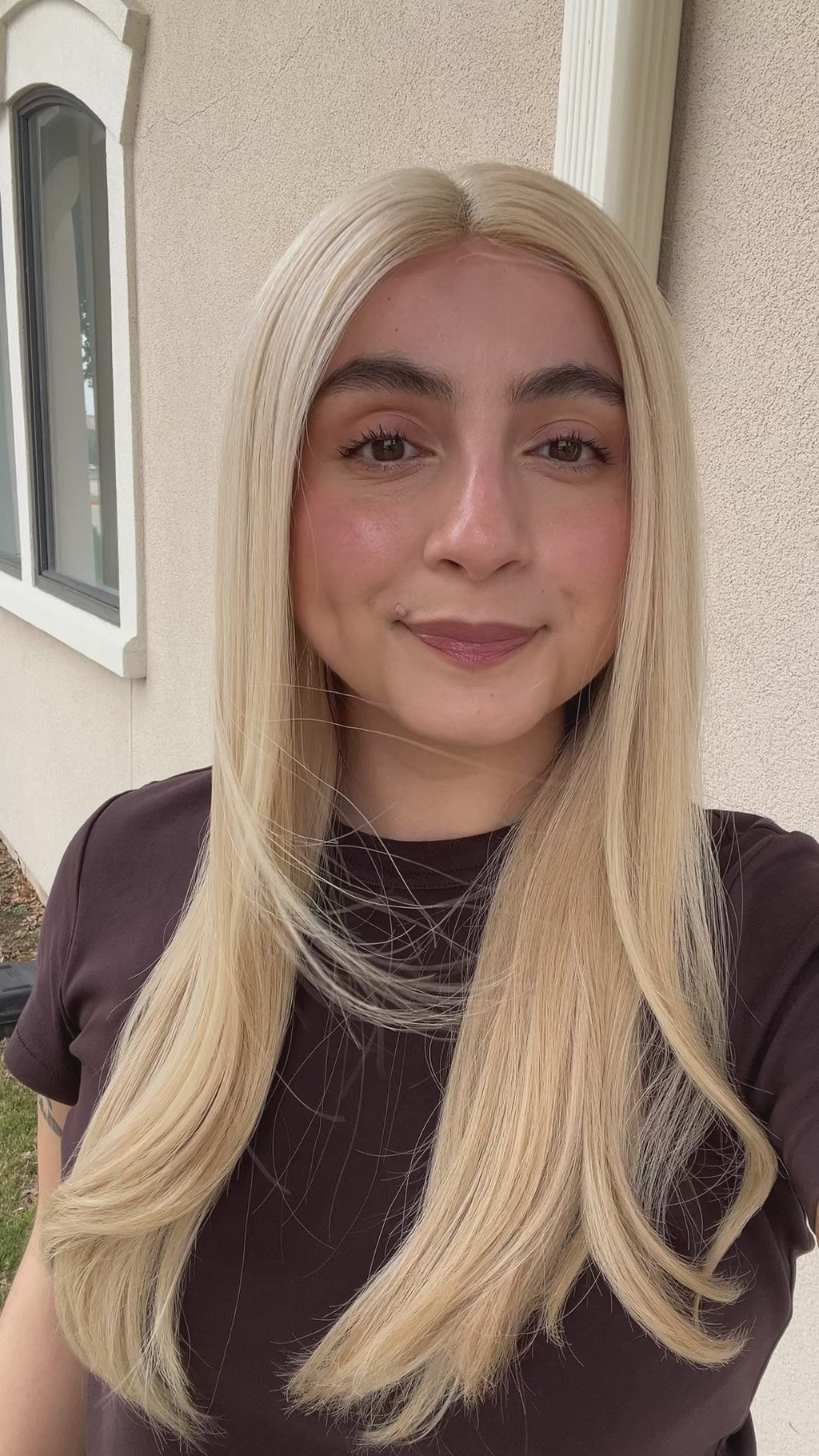 lace top human hair wig - blonde human hair wig - lace top wigs for women - breathable human hair wigs - affordable natural hair wigs - full coverage human hair wigs