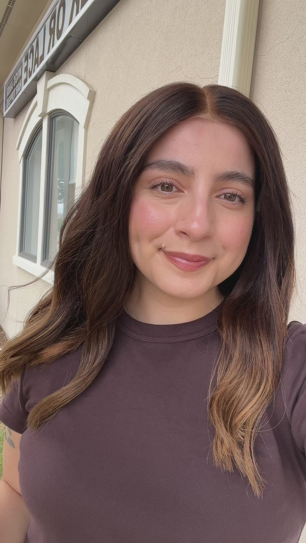 lace top human hair wig - brunette human hair wig - lace top wigs for women - breathable human hair wigs - affordable natural hair wigs - full coverage human hair wigs