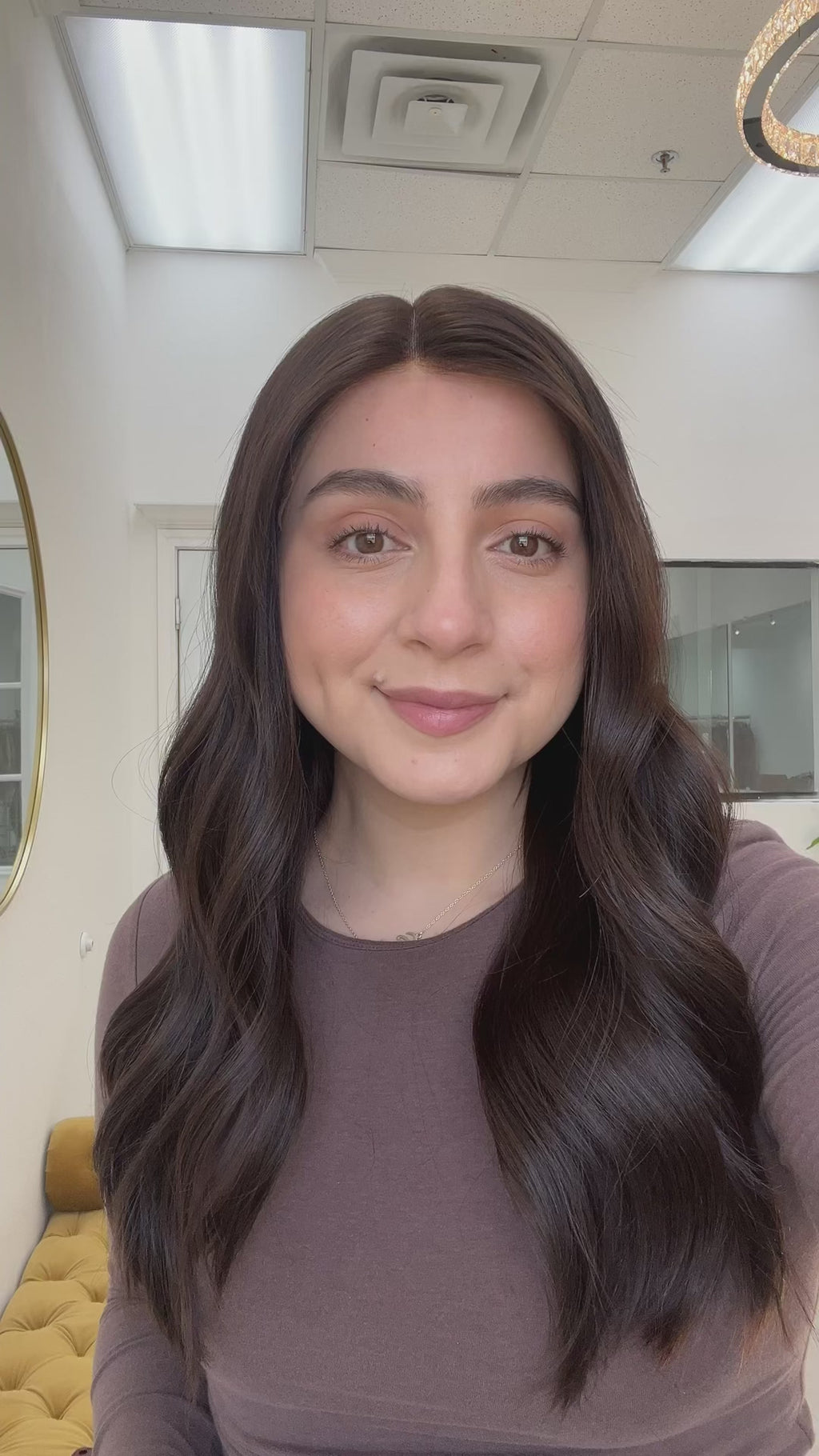 lace top human hair wig - brunette human hair wig - lace top wigs for women - breathable human hair wigs - affordable natural hair wigs - full coverage human hair wigs