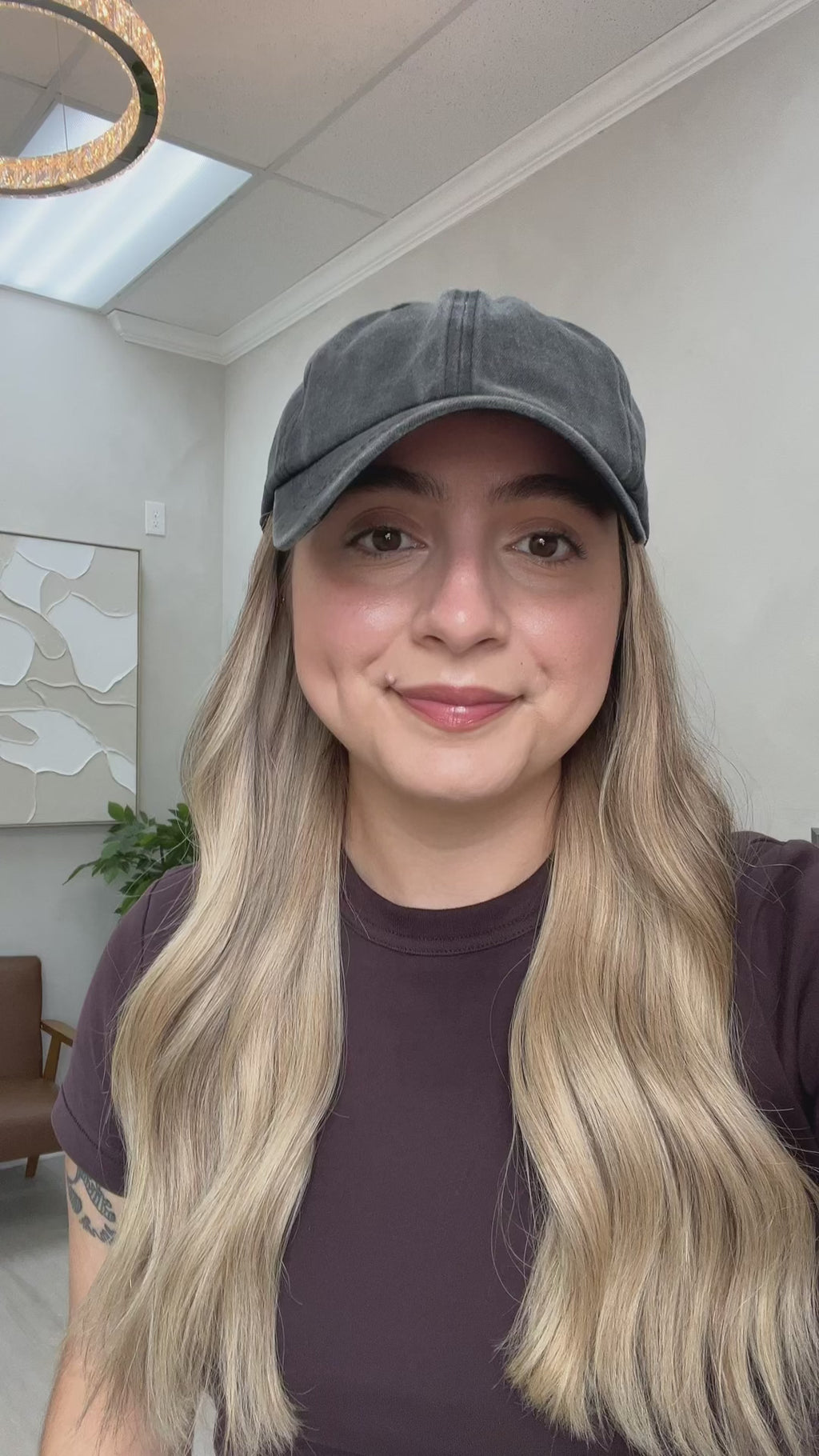 natural movement hair wigs - hat wigs - non-slip human hair wigs - easy to style human hair wig