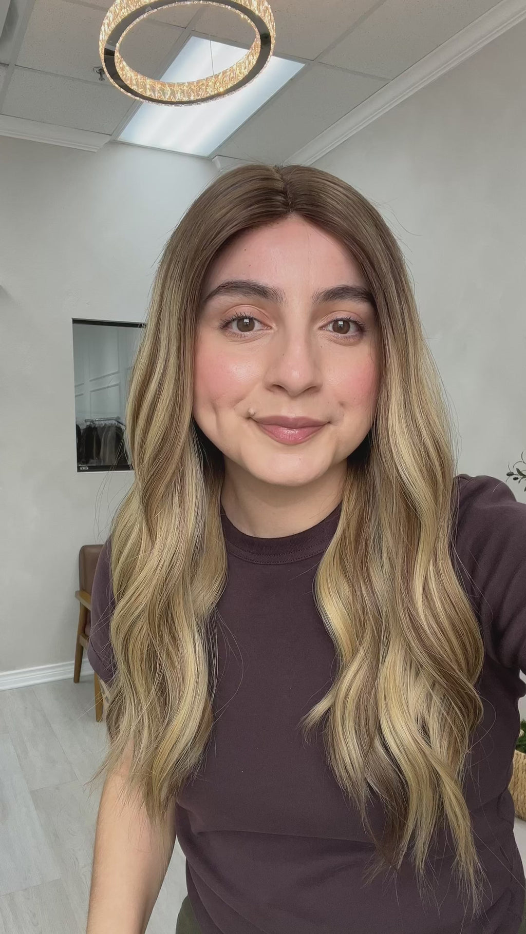 lace top human hair wig - brunette human hair wig - lace top wigs for women - breathable human hair wigs - affordable natural hair wigs - full coverage human hair wigs