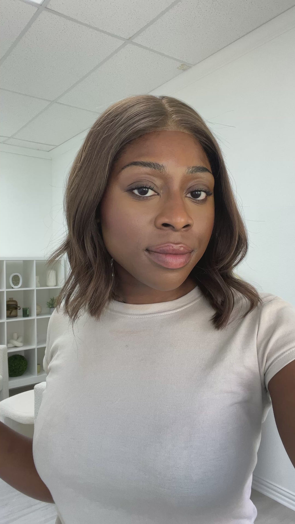  lace top human hair wig - brunette human hair wig - lace top wigs for women - breathable human hair wigs - affordable natural hair wigs - full coverage human hair wigs
