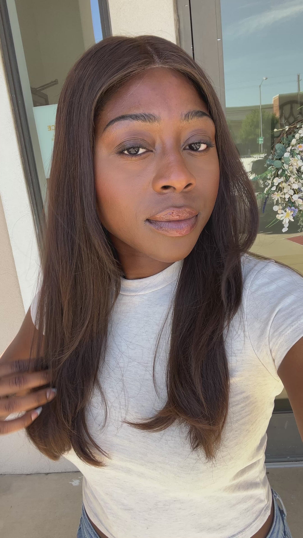lace top human hair wig - brunette human hair wig - lace top wigs for women - breathable human hair wigs - affordable natural hair wigs - full coverage human hair wigs
