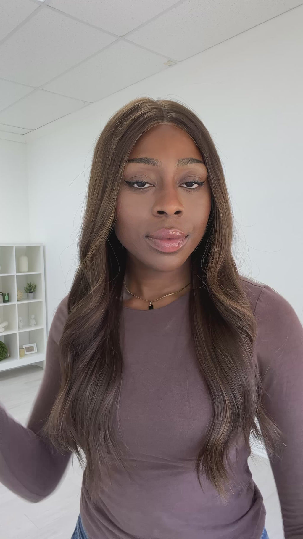 lace top human hair wig - brunette human hair wig - lace top wigs for women - breathable human hair wigs - affordable natural hair wigs - full coverage human hair wigs
