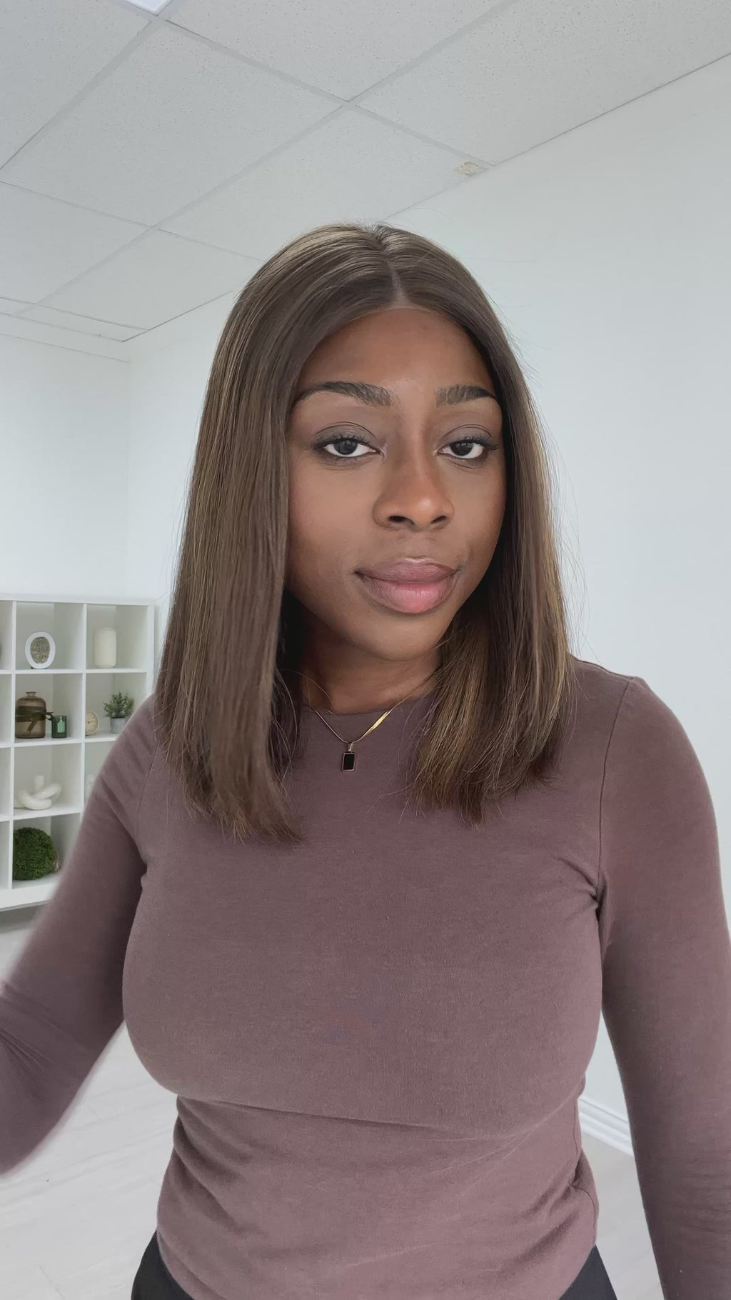 lace top human hair wig - brunette human hair wig - lace top wigs for women - breathable human hair wigs - affordable natural hair wigs - full coverage human hair wigs
