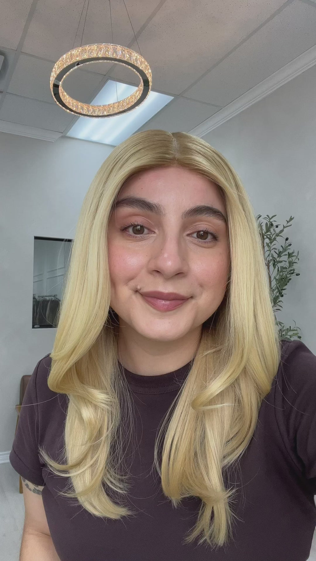 silk top lace front wig - lace front wig - lightly worn wig - preloved wig - wigs for women - affordable natural hair wigs - buy used wigs