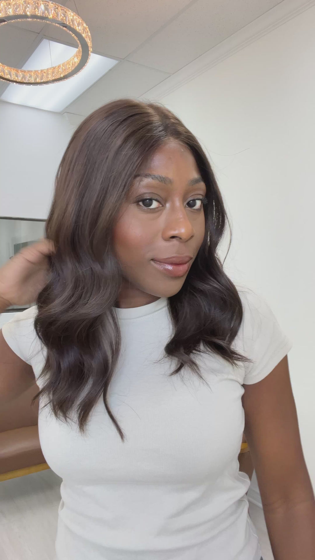  lace top human hair wig - brunette human hair wig - lace top wigs for women - breathable human hair wigs - affordable natural hair wigs - full coverage human hair wigs
