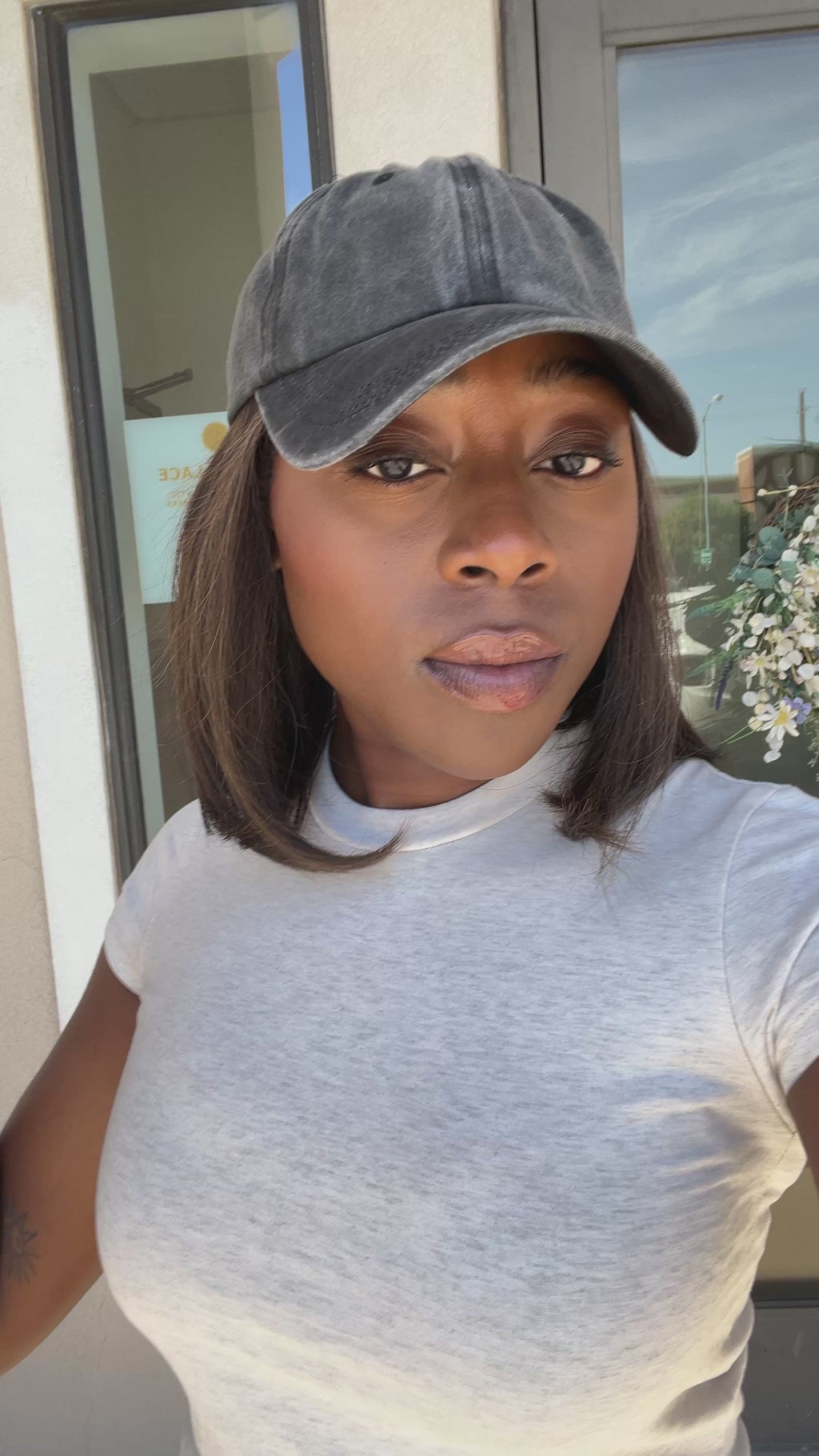 natural movement hair wigs - hat wigs - non-slip human hair wigs - easy to style human hair wig 
