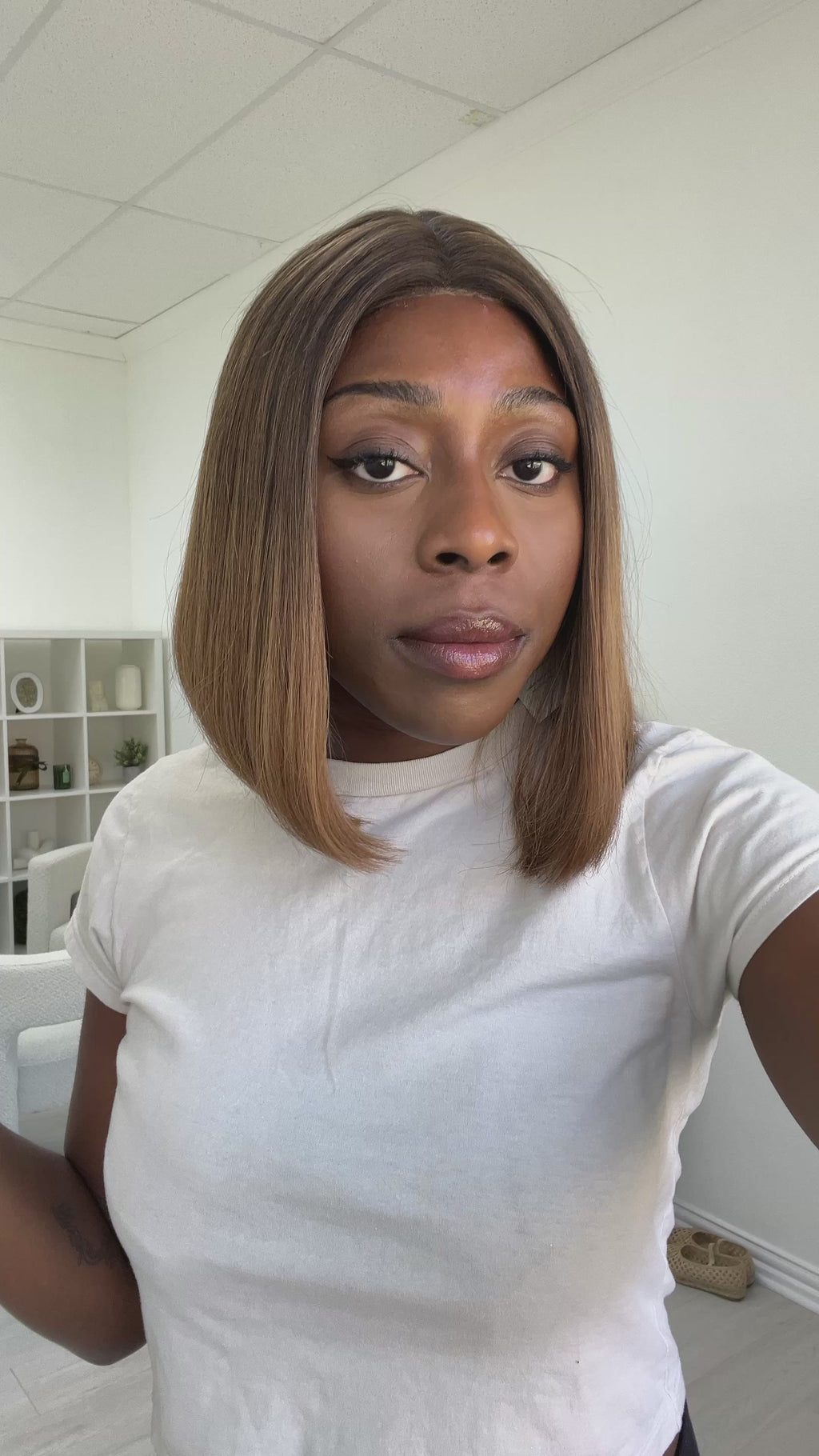 lace top human hair wig - brunette human hair wig - lace top wigs for women - breathable human hair wigs - affordable natural hair wigs - full coverage human hair wigs
