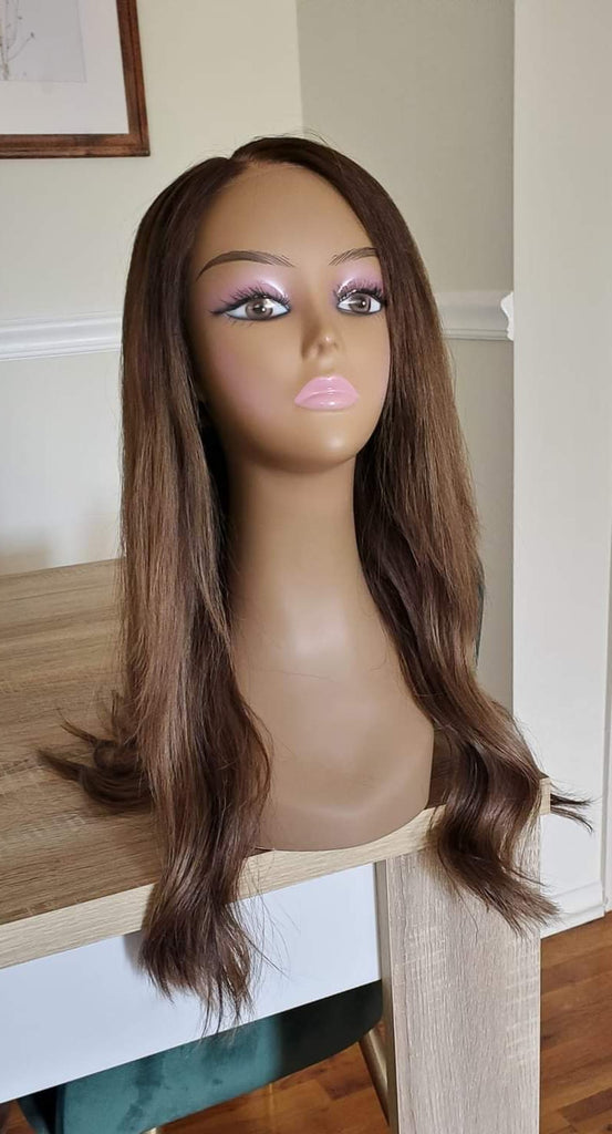 Bijoux Wigs, "Brunette" - Silk or Lace