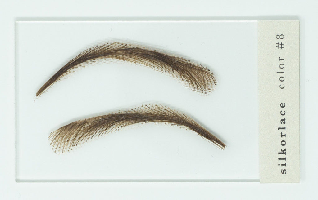 Lace Eyebrows (Medium Light Brown) [Pre-order (Restocks in 4 weeks)] - Silk or Lace